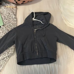 Half zip Navy blue from Brandy Melville